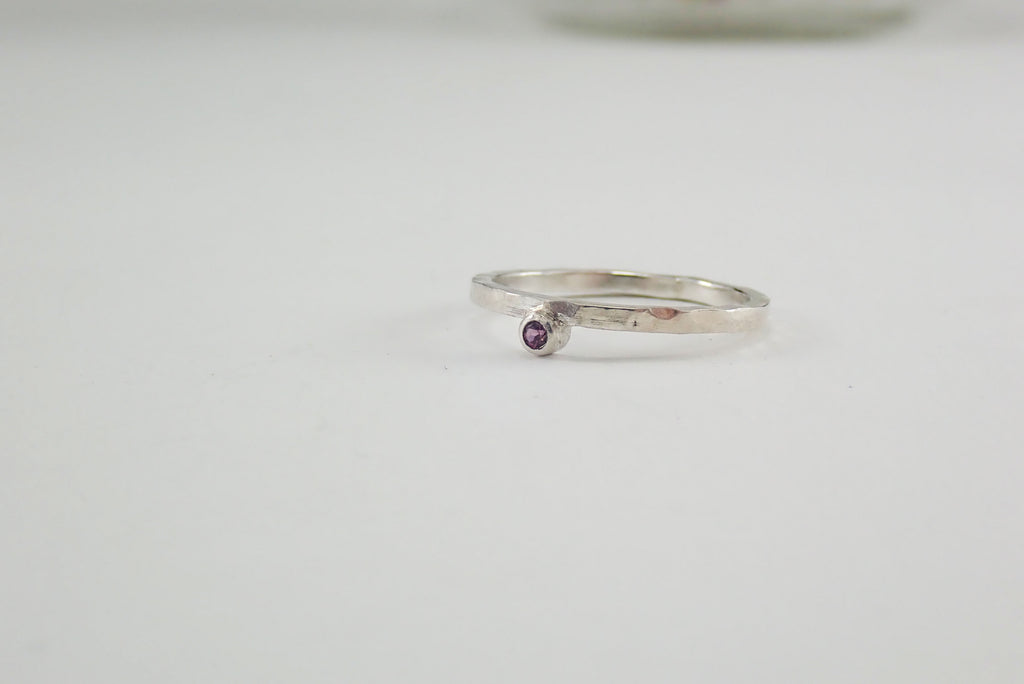 Anillo fino de plata, Rustic